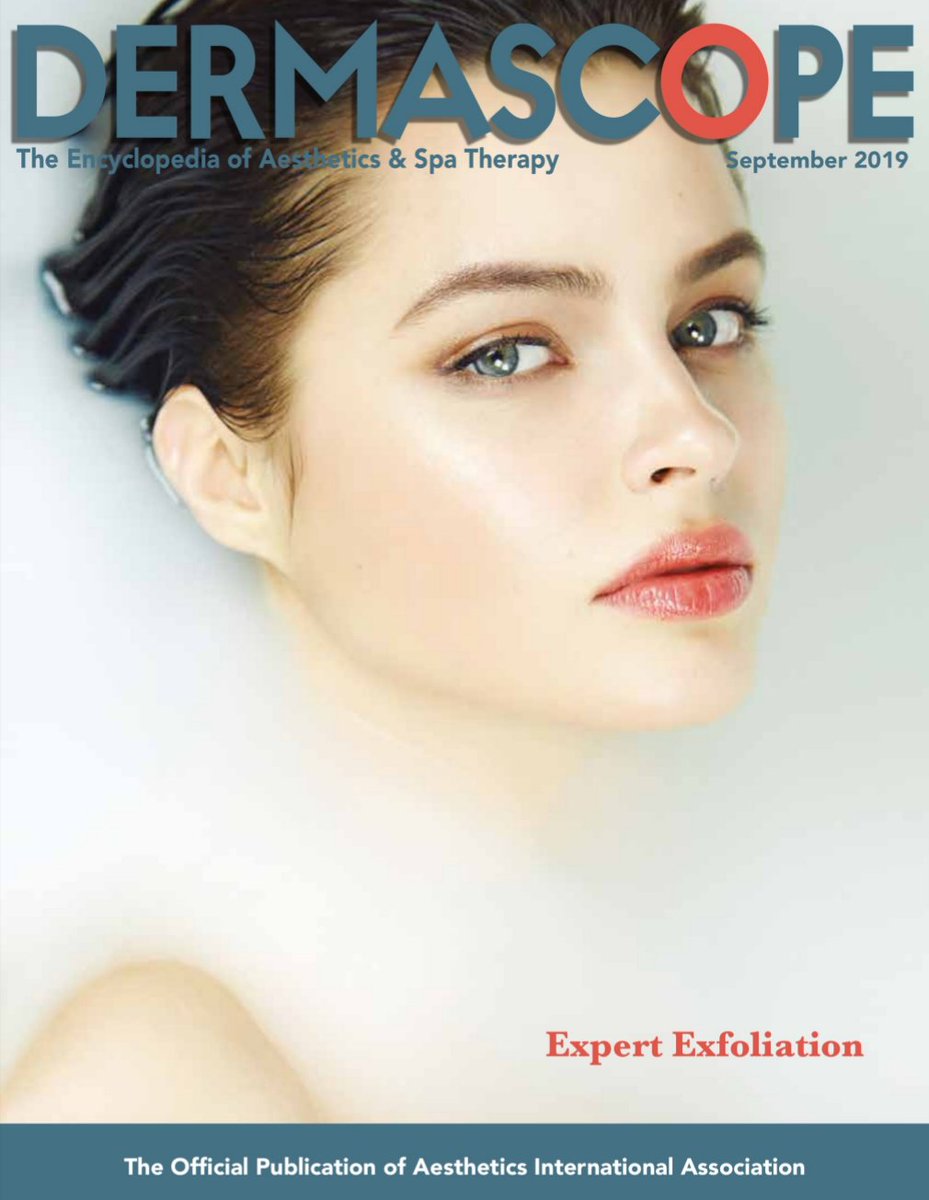 DashaSaian's tweet photo. In the September issue of @DERMASCOPE @Saian_Skincare https://t.co/vid7Pt1x0u