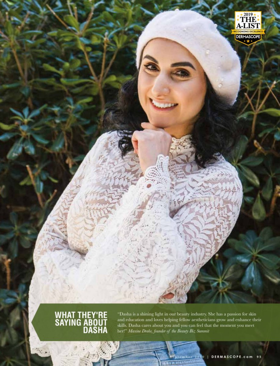 DashaSaian's tweet photo. In the September issue of @DERMASCOPE @Saian_Skincare https://t.co/vid7Pt1x0u