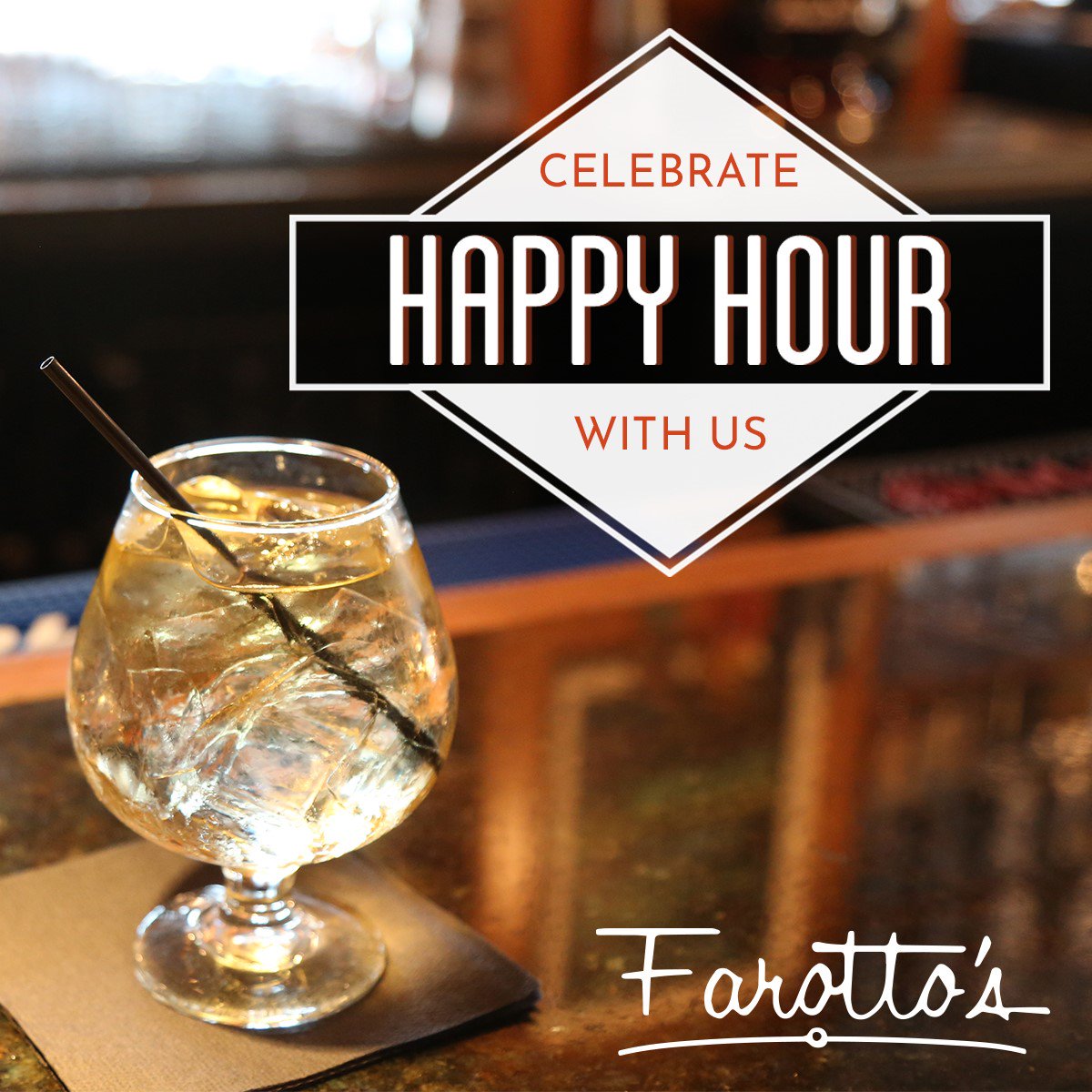 Farotto’s puts the fun in Fridays! 

Grab the classic apps and drinks during happy hour this evening from 3-6pm! 

bit.ly/2IgCGvt 

#Apps #happyhour #fridaynight #weekend #weekendfun