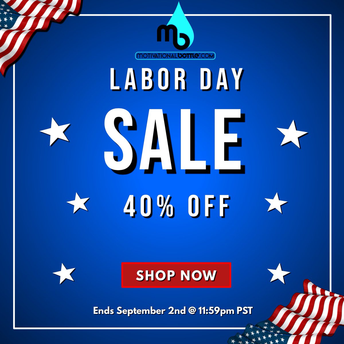 🇺🇸 Labor Day Sale 🇺🇸  40% OFF SITE WIDE - mailchi.mp/motivationalbo…