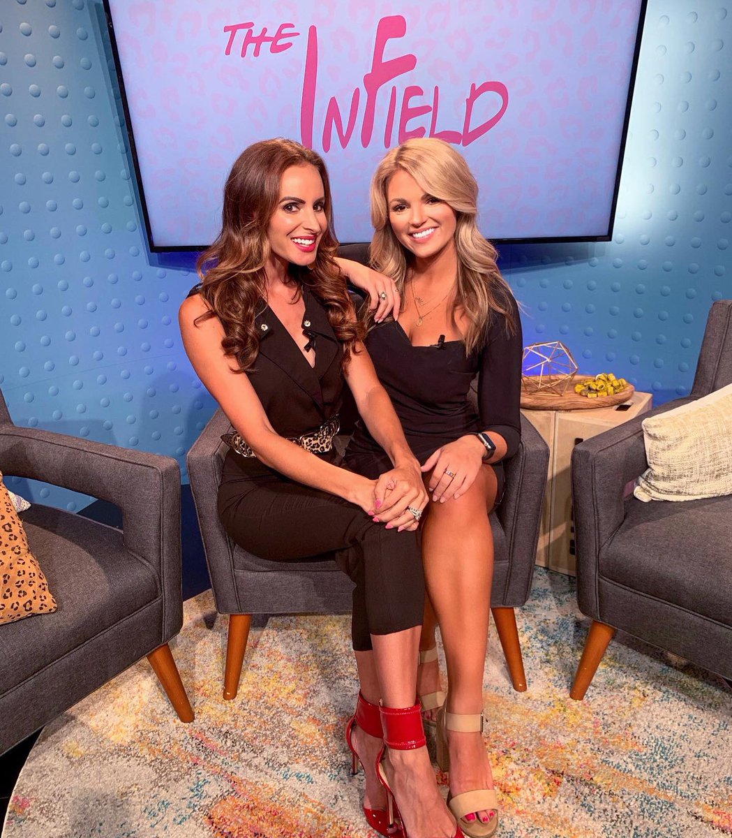 Al_Weave's tweet photo. SURPRISE! @SamanthaBusch and I, w/ some talented people at @NASCAR have been working on something new!

“The InField” : a female-focused show that’s all #NASCAR. We are SO excited to connect with our race lovin’ ladies! 

1st episode drops Sunday! 💕🏁 #TheInField #AskAlexAndSam https://t.co/haNTuzoQtH