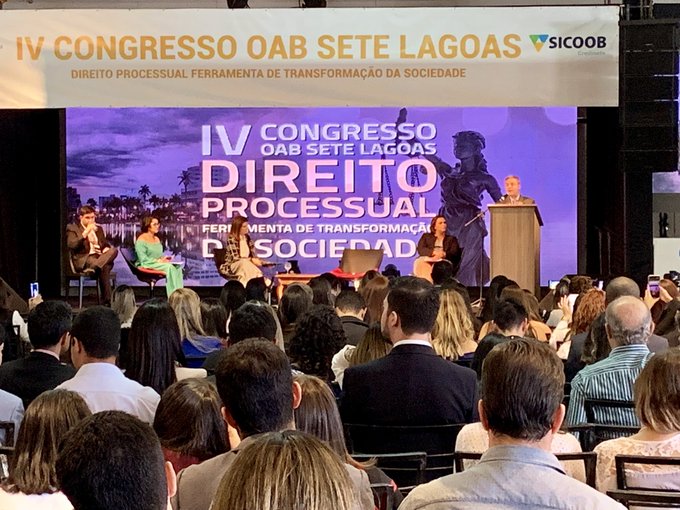 Participei hoje pela manh&atilde; do Congresso da OAB de Sete Lagoas, palestrando sobre Processo Administrativo<a href="/tag/otrabalhoporminascontinua"class="tags"><span>#otrabalhoporminascontinua</span></a>