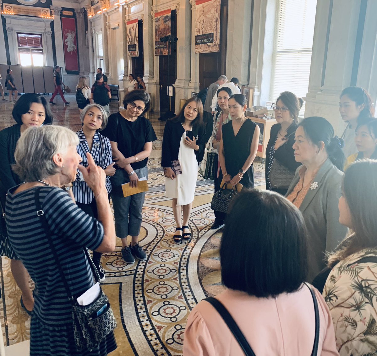 dc_awc's tweet photo. ASEAN Women’s Circle - DC enjoying the last few days of summer and welcoming fall by touring the @USBotanicGarden and @librarycongress ; Thanks again @MYembassyWDC for organizing this activity! @SingaporeEmbDC @ThaiEmbDC @philippinesusa @KBRIWashDC https://t.co/Xr8y6cK7Is