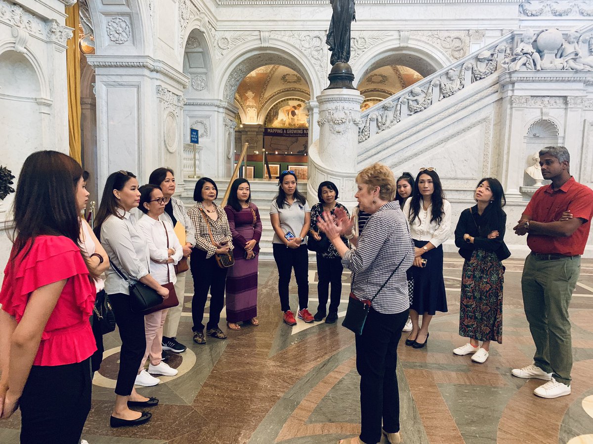 dc_awc's tweet photo. ASEAN Women’s Circle - DC enjoying the last few days of summer and welcoming fall by touring the @USBotanicGarden and @librarycongress ; Thanks again @MYembassyWDC for organizing this activity! @SingaporeEmbDC @ThaiEmbDC @philippinesusa @KBRIWashDC https://t.co/Xr8y6cK7Is