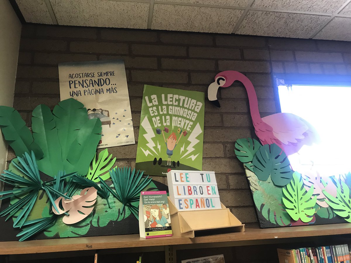 Librarygal05's tweet photo. Great ideas #eaglerocklibrary Such a happy place in the community! #librariesoflapl @LAPublicLibrary #librariesrock https://t.co/1R4F89sAqo