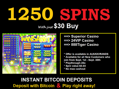 superiorshare's tweet photo. Good By Summer! Welcome Spins!🎰
End of Summer Promotion with 1250 SPINS with just $30 Buy (Available in AU$/€/£/$/RAND) from Sept 1st to Sept 30th 👈
Login To SuperiorShare and get your banners promoting Winsanity Slot!🥳
#instantbitcoindeposit #superiorcasino #24vipcasino https://t.co/MpjCy93ZOa