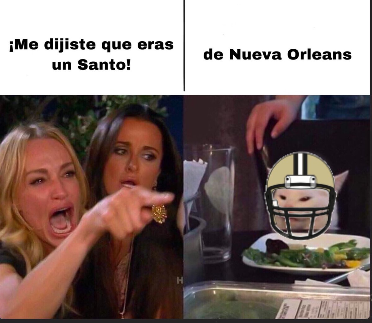 nacionwhodat's tweet photo. Así todos en la #NacionWhoDat https://t.co/4NF7UHzrFM