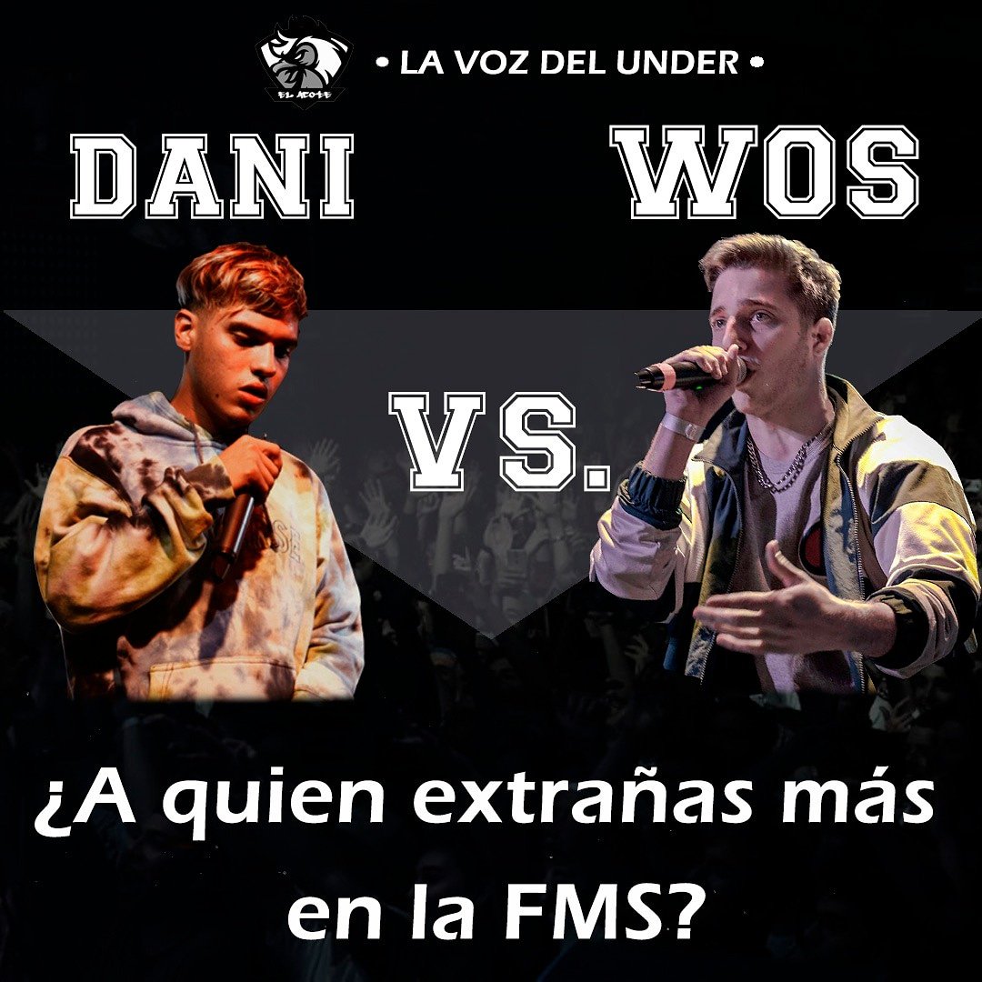 ChriisOlmos's tweet photo. ¿A QUIÉN EXTRAÑAS MAS EN #FMSArgentina ? 🔥🤟

#Wos / #Dani ELEGÍ ⬇️⬇️

@fms_argentina https://t.co/tnPjmgKJdI