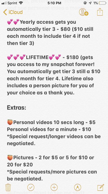 Updated services list! My premium for a year is only $50 &amp; lifetime only $110! Only for 72 hours ❤️ https://t<a href="/tag/onlyfans"class="tags"><span>#onlyfans</span></a>