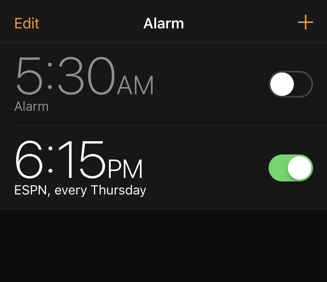 boilermakerdave's tweet photo. What a great first night for @PatMcAfeeShow on #TNFonESPN

I’ve had my weekly alarm set since the announcement. 45min early so I leave wherever I am with plenty of time to get home.  Can’t wait for next week! https://t.co/NfACGtY7wL