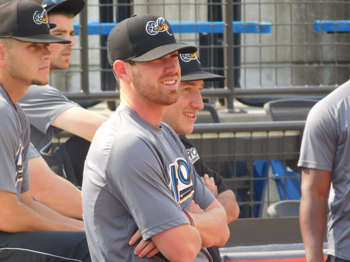 JayAlanCLE's tweet photo. Just found great picture I took of @ShaneBieber19 with Akron in 2017...I covered him at Lake County(A) in 2016, Akron(AA) in 2017, and he made is MLB debut with @Indians in 2018. https://t.co/WFiQ4LQOz5
