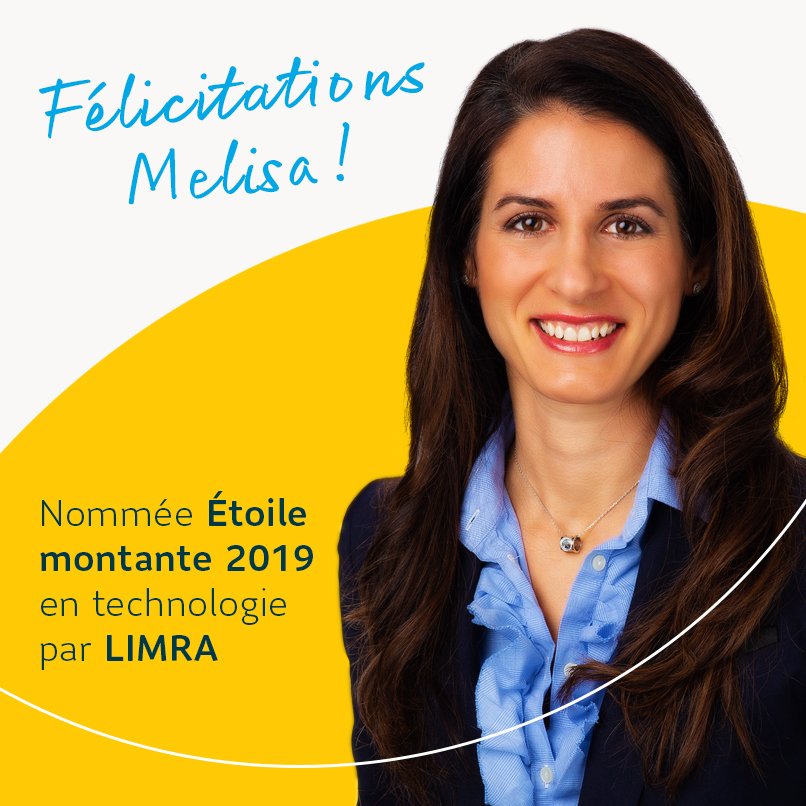 SunLifeQC's tweet photo. Félicitations @MelisaMuraca pour ce prix @LIMRA! Tu es un vrai modèle d’inspiration pour les femmes en #technologie. #EquipeSunLifeQC 🙌🌟☀️
Pour en savoir plus 👉 https://t.co/1A8T0OsduB https://t.co/QJXaUDixbZ