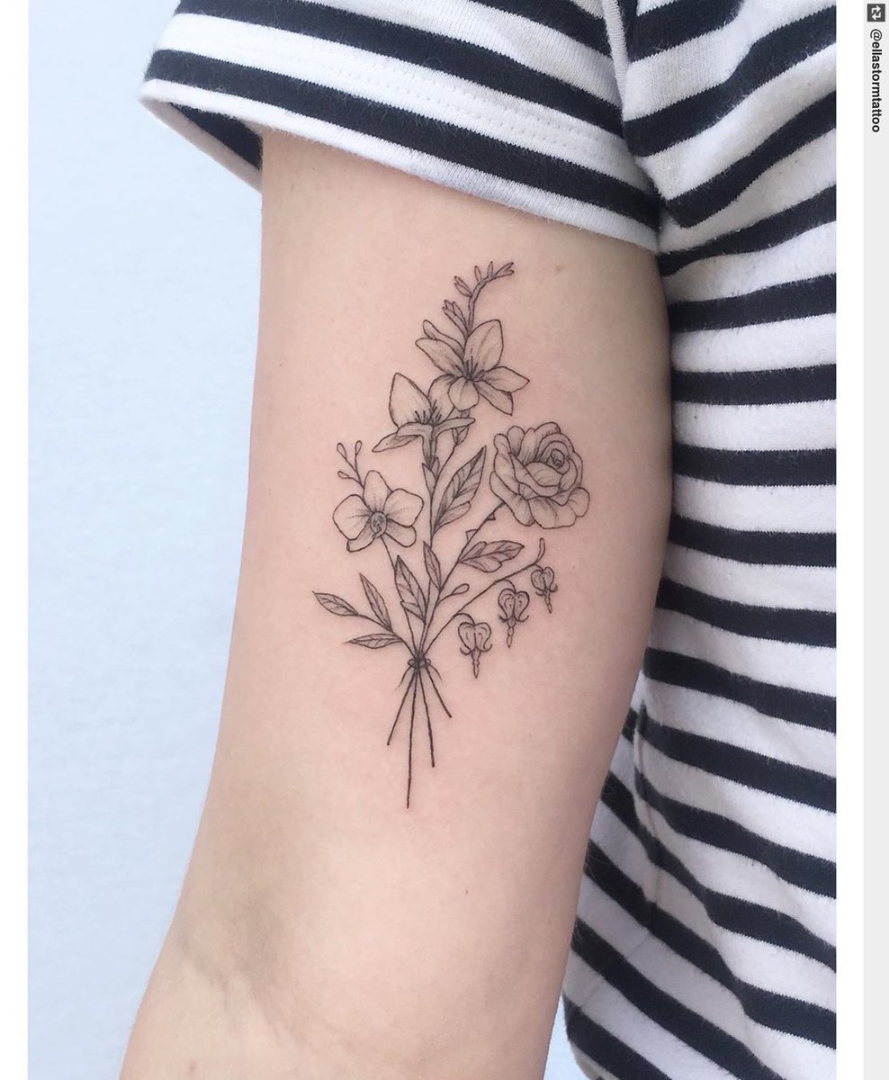 #tattoo #tattoolondon #botanical betrendsetter.com/mini-tattoo-id… #tinytattoo #minitattoo