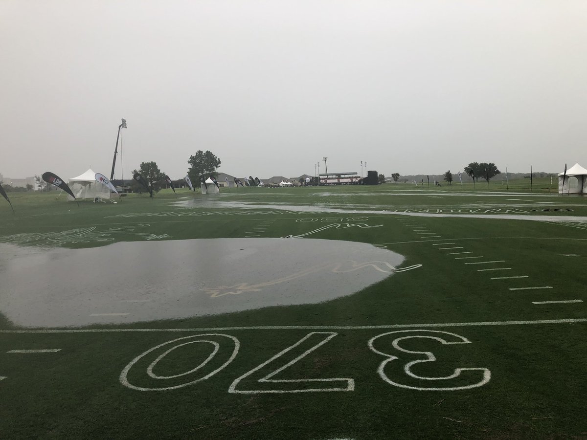 mattfarrell_'s tweet photo. Hitting at World Long Drive Championship postponed today. Hitting will resume Saturday. Schedule to be updated and released this afternoon. #worldlongdrive @WorldLongDrive https://t.co/y2scnZK4Wh