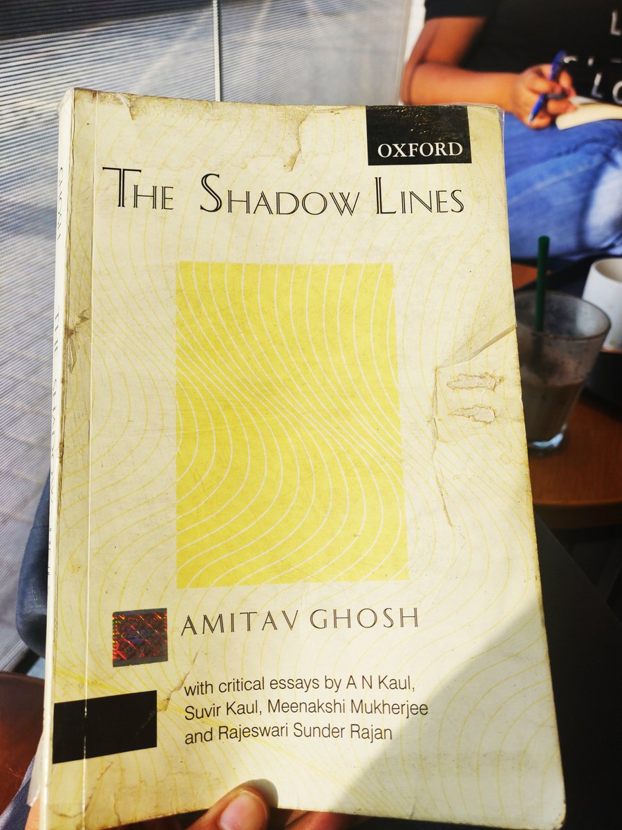 #5 As the 'Shadow Lines' crisscrossed between decades and from London to Kolkata, I would imagine  @GhoshAmitav as a carpet weaver, weaving colours through the threads of time and space, and creating this exquisite masterpiece.My review:  https://bit.ly/2PqMIzH&nbsp;