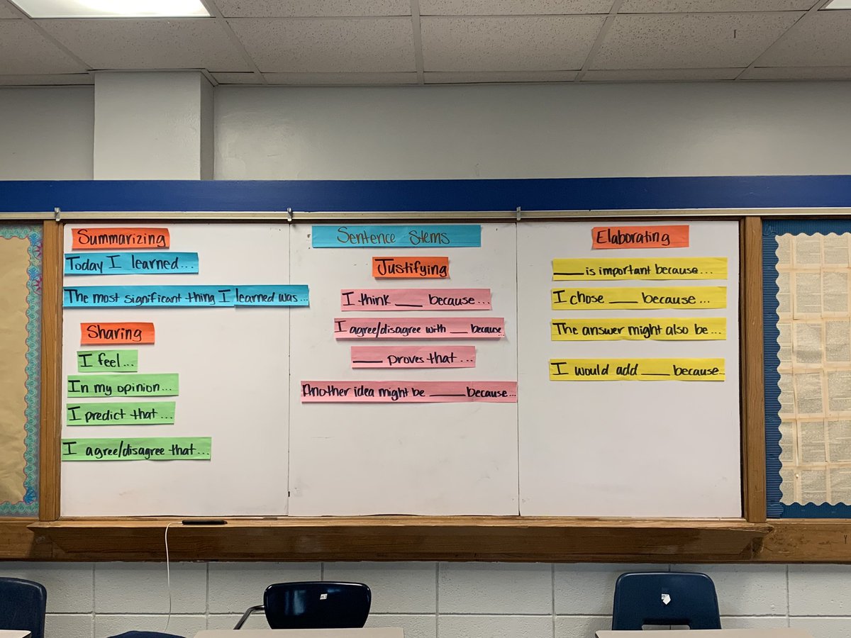Spotted at <a href="/SamRayburnHS/">Sam Rayburn HS</a>! Speaking and writing frames empower students as they use academic language. Great job! #pisdHSELAR <a href="/Seidlitz_Ed/">Seidlitz Education</a>