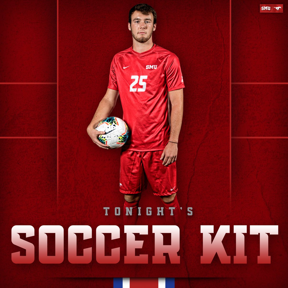 SMUSoccerM's tweet photo. 🔴Match ready🔴

#WearRedFriday | @collegecolors https://t.co/gKWzXP2UG1