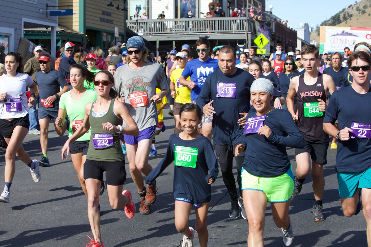 Sign up to run or walk in Old Bill's Fun Run (Sept. 7) at tomorrow's Farmers Market on Town Square. Find Annie &amp; Kacey to donate, sign up, and get your free t-shirts while supplies last!