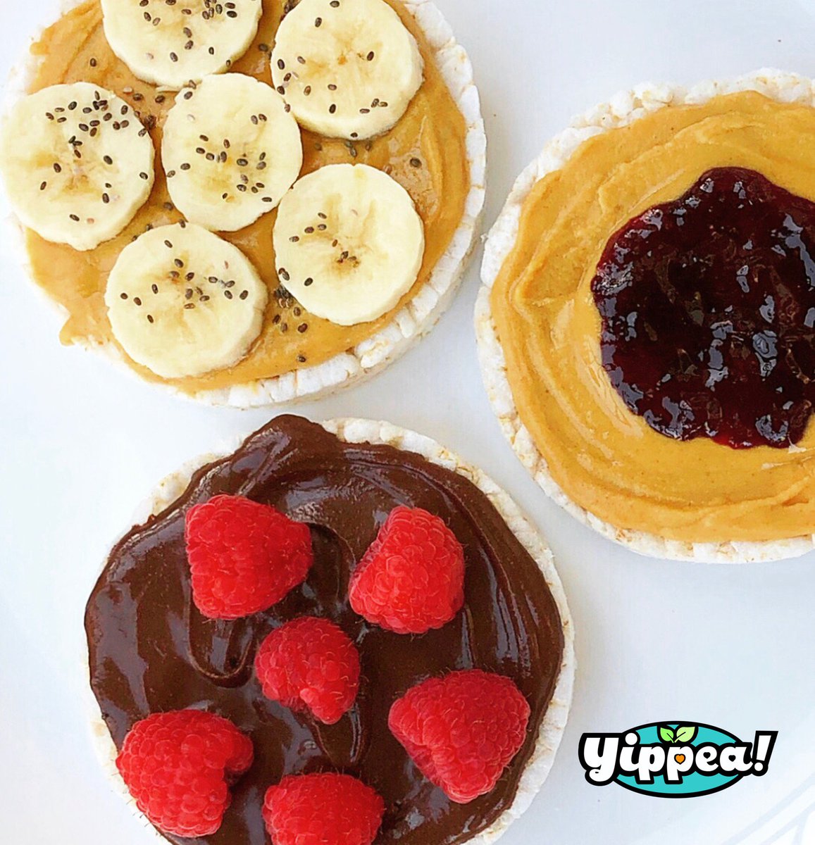 Yippea makes snack time easier! Just spread over your favorite treats and add toppings! 😋
Use link in bio to shop! 
#chickpeabutter #nonutbutter #food #nutfreevegan #dairyfree #plantprotein #yippea #yippeabutter #foodallergyawareness #foodallergy #allergyfriendly #foodallergymom