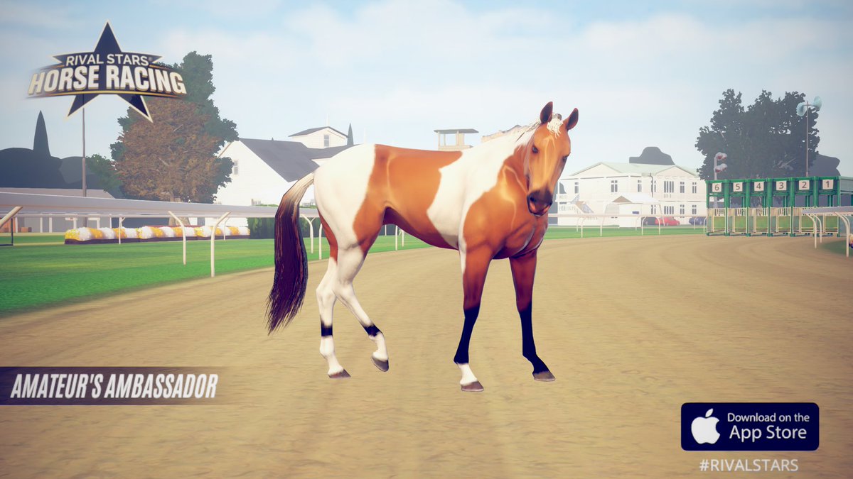 Pk19111's tweet photo. Meet AMATEUR'S AMBASSADOR from #RivalStars Horse Racing, bred for excellence. Download the game and join me in the race! https://t.co/dYLGaC3l65 https://t.co/ejHqMQVNT1