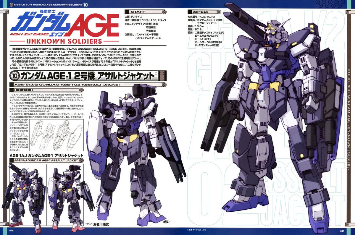 Amembo ガンダムage 1 2号機アサルトジャケットはあのラーガンがパイロットなんだけどあんまり知名度なさそうなんだよな かっこいいのに