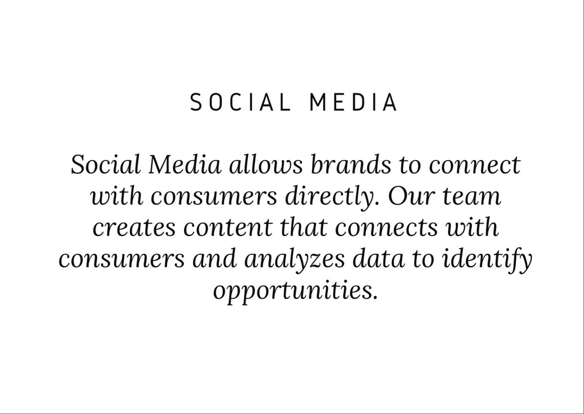 sharp_creative_'s tweet image. Social Media allows brands to connect with consumers directly. Our team creates content that connects with consumers and analyzes data to identify opportunities.