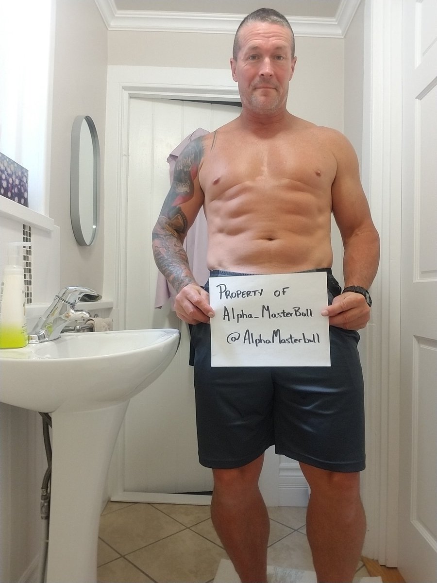 AlphaMasterbull's tweet photo. Look at the progression from “man” to #sissygirl . Introducing my property @powerbottomfag1. How sweet and girly my new toy is. She’s so eager to please, aren’t you? https://t.co/G54pZS7PVk