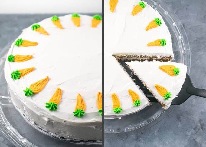 Celebrate #Friyay by slicing into a sweet, moist carrot cake! Maybe the leftovers will even make it to #labordayweekend potlucks...if they're lucky... buff.ly/2UGxnxa #veganrecipes