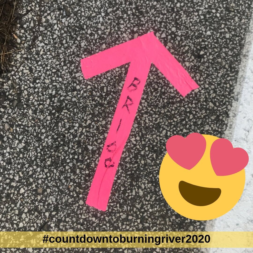 Have to admit we were a little sad when someone discovered this #br100 course marker on a run last week ... 330 days to go!
#countdowntoburningriver2020 #westernreserveracing #burningriver #ultrarunning #trailrunning
