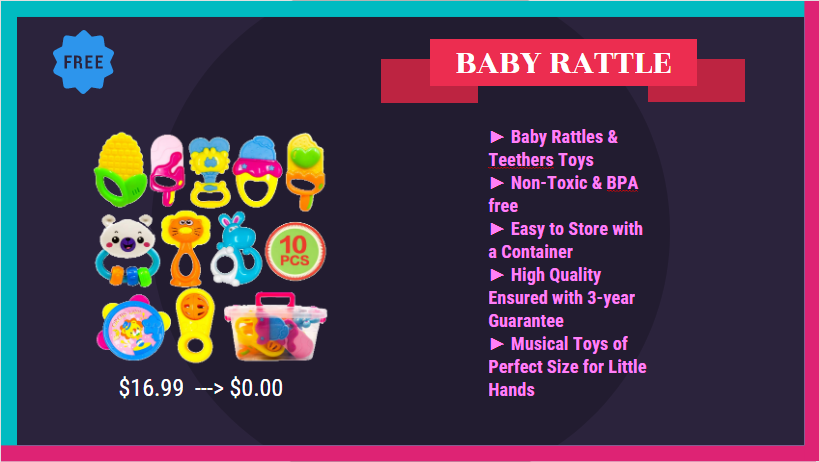 amzreviewclub's tweet photo. A gift for your little bundle of joy?
Test our Baby Rattle now!
100% Cashback Paypal fee, taxes, and Shipping fee all COVERED!
DM us if your interested🙂
#amazonreview #amazonreviewer #amazonreviewers #amazonreviews #amazonreviewtrader #freeproductforreview #freeproductforreview https://t.co/2WH3AzEchM