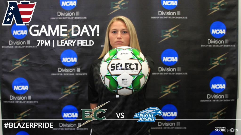 ElmsBlazers's tweet photo. Women's Soccer starts their 2019 campaign at home on Leary Field tonight at 7PM vs Albertus Magnus. @ElmsCollege @ElmsCollegeAlumi @d3soccer @NECCathletics #ThisIsLeary https://t.co/cyxISlSopa