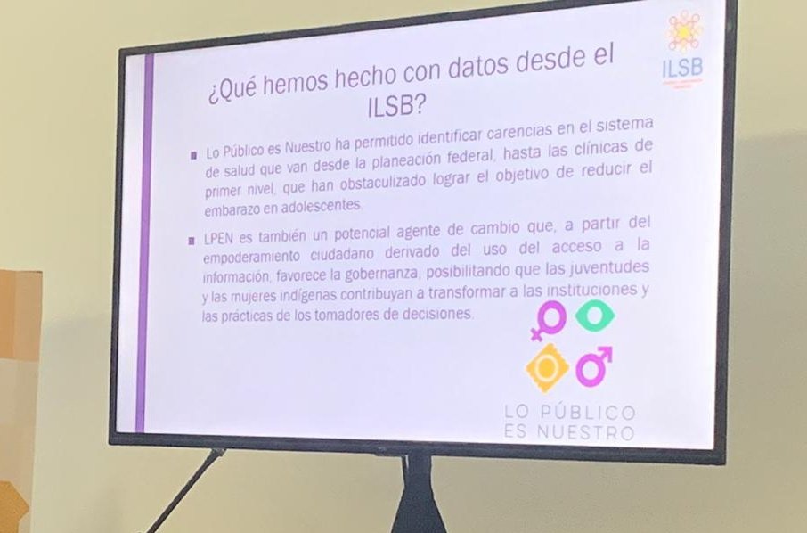 ilsb_ac's tweet photo. Seguimos en ##Abrelatam19
Hoy @cherryaida del programa de Innovación social y participación ciudadana del #ILSB comparte sobre la agenda feminista de los datos, y el proyecto #LoPublicoEsNuestro
#ConDatos2019 https://t.co/BAjFlIigEh