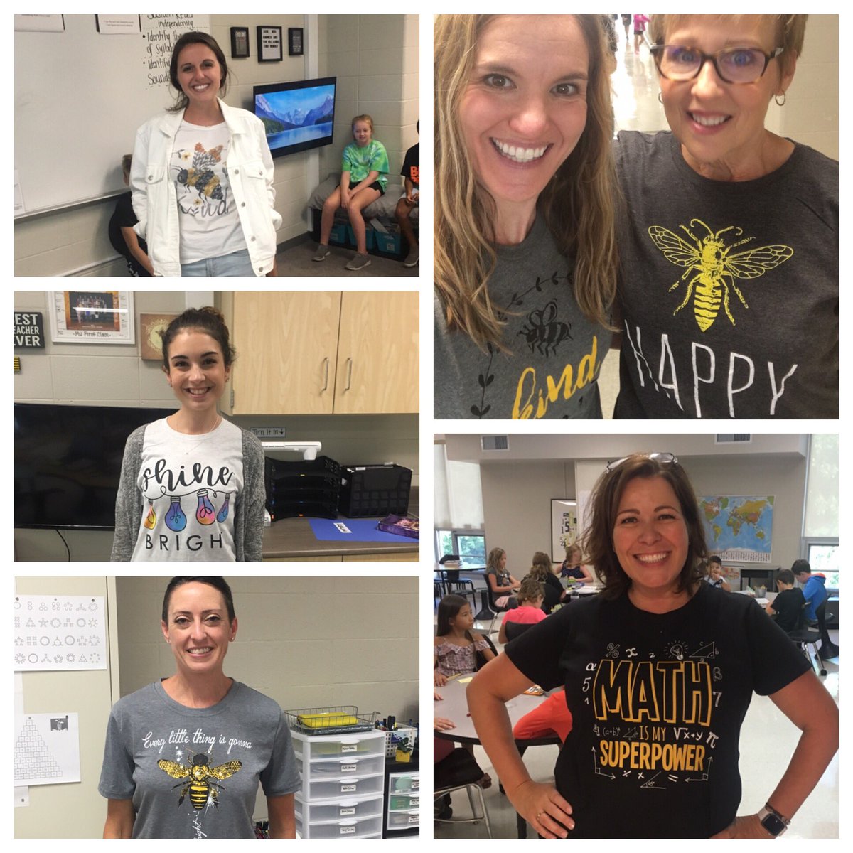 beescounselor's tweet photo. #FashionFriday = Style with a purpose! π Kind π Happy β€οΈ Shine Bright β¨ Math is @TracyGMoran SuperPower π¦ΈββοΈ π₯ Whatβs your #stylewithapurpose ? https://t.co/aAkXgiTQ7V