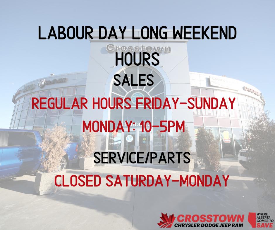 CrosstownYEG's tweet photo. It's the last long weekend of summer 😫 we hope you'll be making the most of it! If you're spending this weekend looking for a new ride, we're OPEN! 

Check out our blowout sales here:  https://t.co/z70YGiFZhd https://t.co/G204I73boz