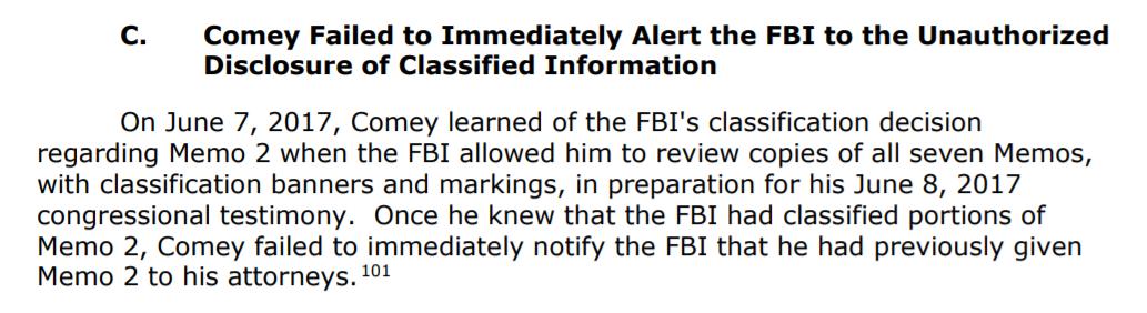 Yep, Comey failed to tell McCabe and the coup plottes that he had provided copies of the original memos to his legal counsel including a former US attorney & special counsel!