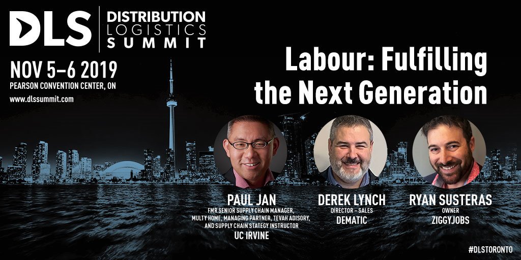 This panel will explore what’s next in the labor market, and what you need to know in order to keep up with your fulfillment, and supply chain needs. Learn more here: bit.ly/2Phma3z  #dlstoronto