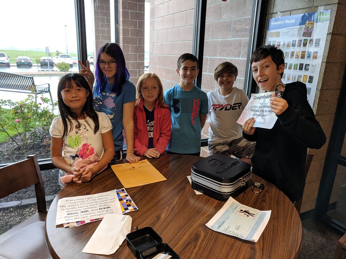 MrsReidBEU's tweet photo. We did our first Breakout EDU, Back to School Boogie, with @ErikaFitchBEU and had several groups that were successful and broke out!!! 🙌🏼 @BeulahRalphElem https://t.co/buJpv61so4