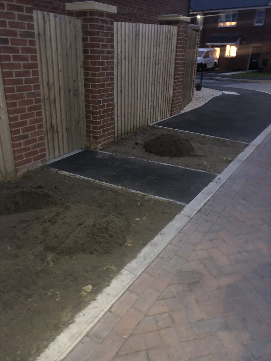 PLR84's tweet image. What is this now @SMilneHomes ... Lay dead grass to dig it back up again and leave me with this... Again NO communication what so ever...Disgraceful!! 2 years on still no road laid and pavements I believe are been dug up again! One day I might come up to a finished home!
