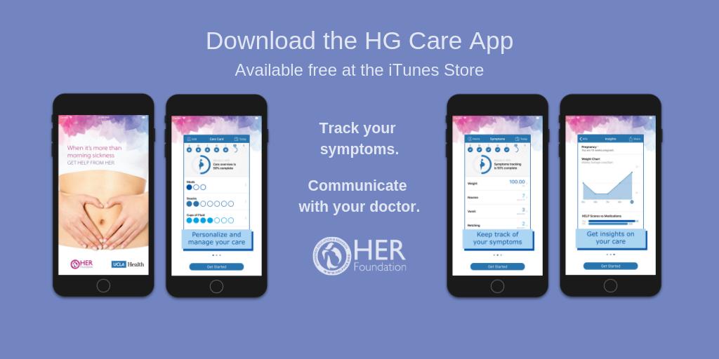 HGmoms's tweet photo. Did you know we released a free iOS HG app with @UCLAHealth earlier this year? The HG Care App allows mothers to track symptoms and communicate with providers. #hypermesis #app #HGmoms #pregnancy #maternalhealth
Download here: https://t.co/lPt11XFYWu. https://t.co/k1zxnBTi0k