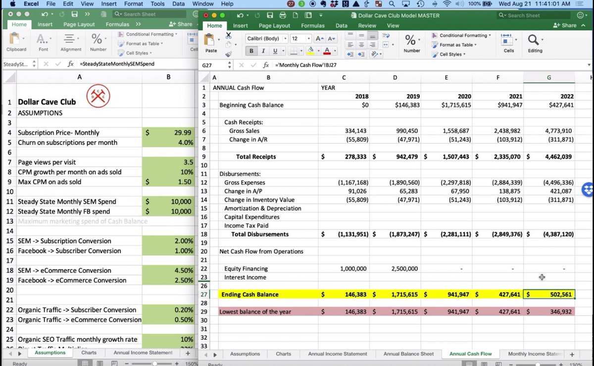 dtboyd's tweet image. How much money should you raise? Is raising more worth the dilution? There are a lot of opinions on this topic, but the math is not that difficult - we can model it! #MATH101 bit.ly/34debba
via @MATH_V_P