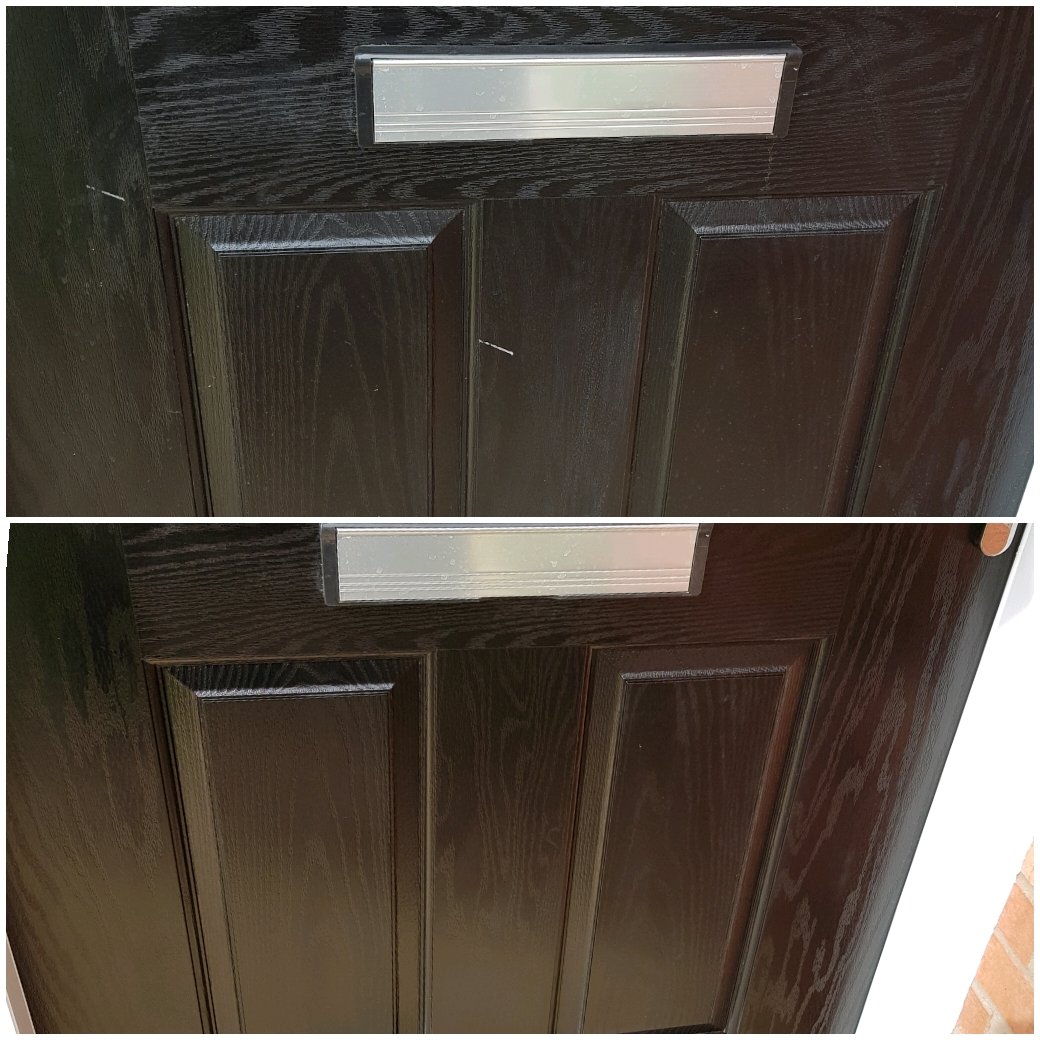 MagicSurfaceFix's tweet photo. Things that can be repaired by me, chipped vanity unit, cracked shower tray, gouged front door and a kitchen unit peppered with glass when a jug of moonshine exploded
#Worcestershirehour #savingmoney #repairdontreplace #nolandfill #surfacemedicworcester https://t.co/U8tD2jm06T