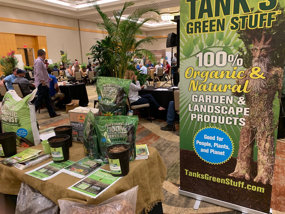 RosieontheHouse's tweet photo. We are at the Arizona Nursery Association's annual #SHADEconference today! Water is the key reoccurring topic this year with rain harvesting, design for reduction and new technologies in irrigation timers and emitters. We will download in our Outdoor Living Hour tomorrow at 8AM! https://t.co/hG9wkka9sS