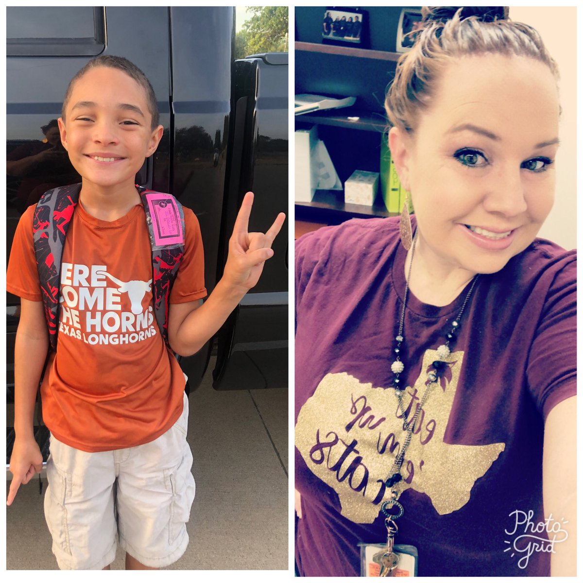MsWood411's tweet photo. #IrvingGoesToCollege This kiddo wants to be a Longhorn @UTAustin unlike his momma who is a proud Bobcat @txst @TravisBobcat @BburgCougars @IrvingISD https://t.co/SrsbjwyxKE