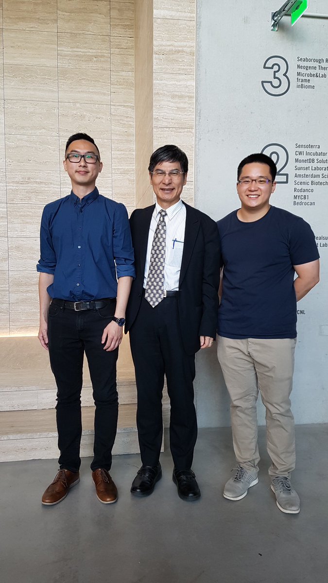ChingChungHuang's tweet photo. 學長好！

Had a good time with the Minister of Science and Technology as well as the delegation members during their visit to Amsterdam Science Park. 

Courtesy of Berry B. 

#MOSTTaiwan
#科技部 https://t.co/rfzQ8PMhvZ