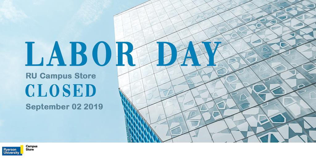 The RU Campus Store will be CLOSED on Monday September 2nd for Labor Day. Have a great long weekend!