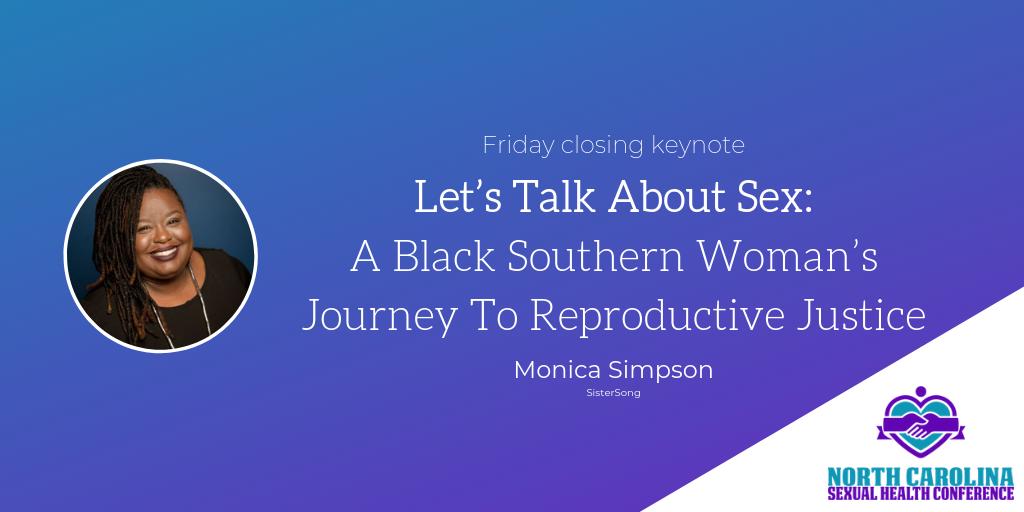 NCSEXCON's tweet photo. In 10 minutes, @monicarsimpson will be leading our closing keynote. It's been an amazing conference and we're ready to close it out on a powerful, memorable note. 💜 #NCSexCon19 https://t.co/uusc7TY2FR