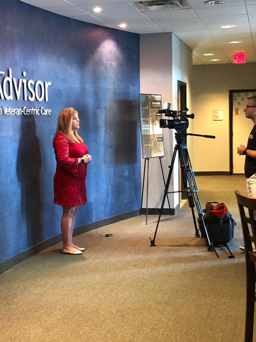MyAdvisorHealth's tweet photo. Check out Chief and EVP @jarfa104! She is going to be on WTAJ-TV tonight at 5pm and 11pm to talk about our new positions! #myadvisor #vetadvisor https://t.co/Q4wenyVAte