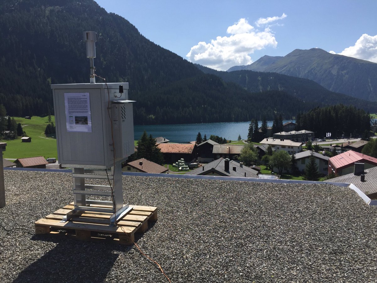 ally_science's tweet photo. Einmal quer durch die Schweiz und #AllyScience liefert den Nutzern Echtzeitdaten aus #Davos! https://t.co/Rypx7sTM0Q
