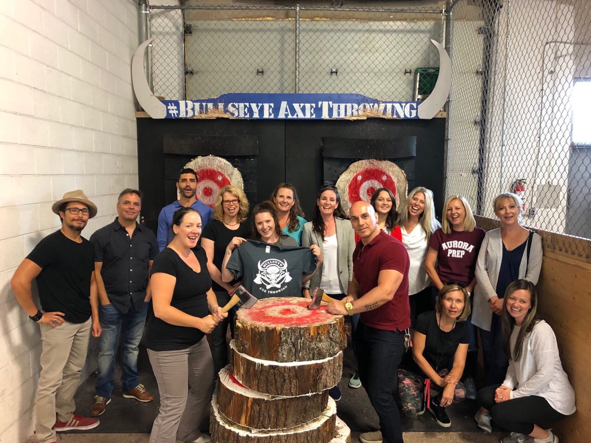 APrepAcademy's tweet photo. The 2019-2020 edition of Aurora Prep’s unparalleled teaching staff sharing a few laughs and getting ready for the year ahead. We wish all our families a wonderful Labour Day weekend and look forward to seeing both new and returning families on Tuesday. https://t.co/gWN8HB9lgV