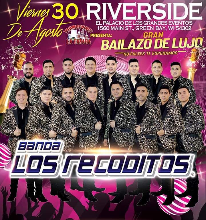 ConsentidasDani's tweet photo. HOY ‼️ Viernes 3⃣0⃣ DE AGOSTO 2019 

Llega desde el bello Mazatlán, Sinaloa 🌴🌞 Banda Los RECODITOS a 👉🏻 Green Bay,Wi👈🏻 
¡NO TE LO PUEDES PERDER! Ya que disfrutarás de todos sus éxitos entre ellos su nuevo sencillo #Perfecta 
@ConsentidasDani 💕
@BANDARECODITOSS
@RecoditosPROMO https://t.co/21lCYjE8CF